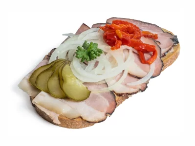 Chléb s anglickou slaninou