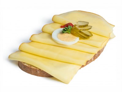 Chléb s uzeným sýrem